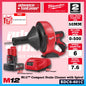 Milwaukee BDC6-202C / BDC6-0C M12 Compact Drain Cleaner w/ Spiral Diameter 6MM