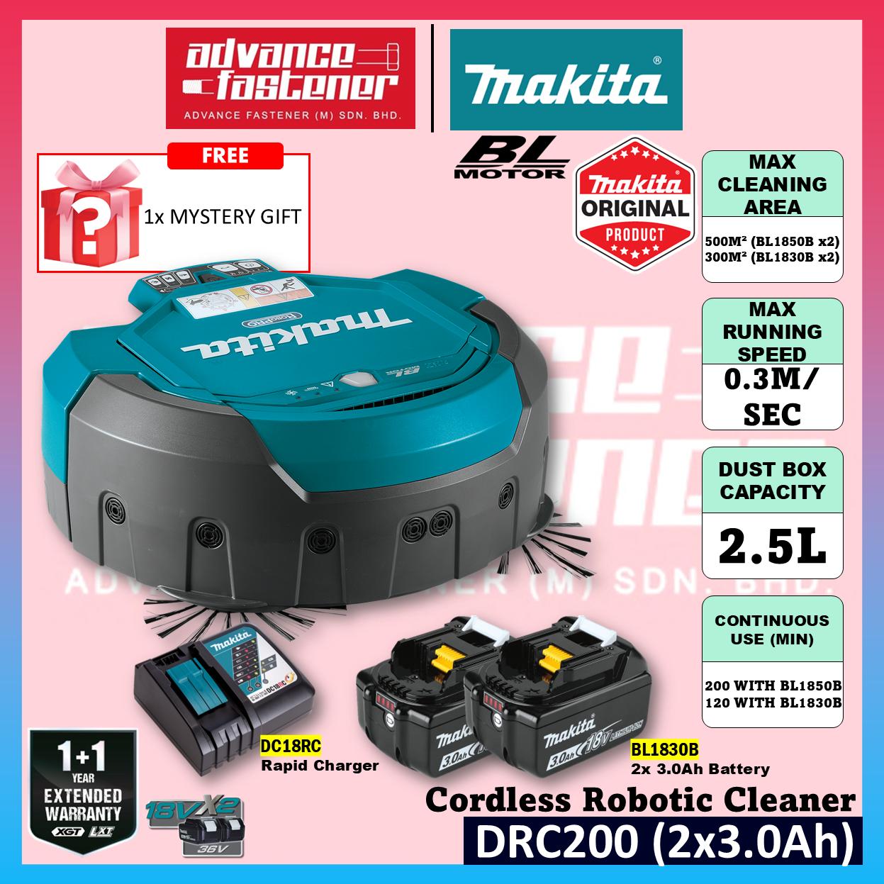 Makita DRC200 / DRC200Z 18V x2 Cordless Robotic Cleaner