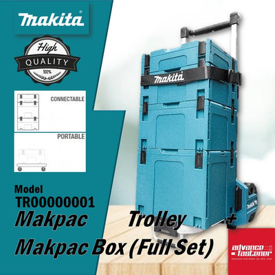 MAKITA TR00000002 Makpac Trolley / Makpac Connector Case 4 Types (Small / Medium / Large / Largest)