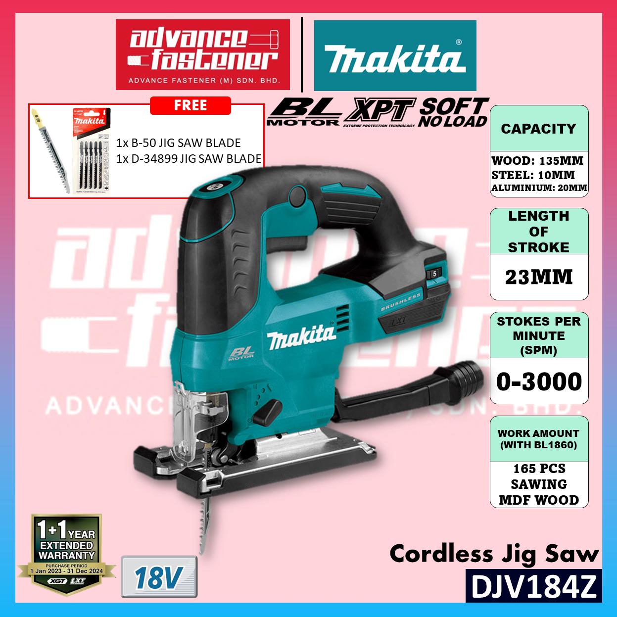 MAKITA DJV184RFJ / DJV184Z 18V Cordless Jig Saw