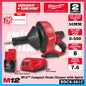 Milwaukee BDC6-202C / BDC6-0C M12 Compact Drain Cleaner w/ Spiral Diameter 6MM