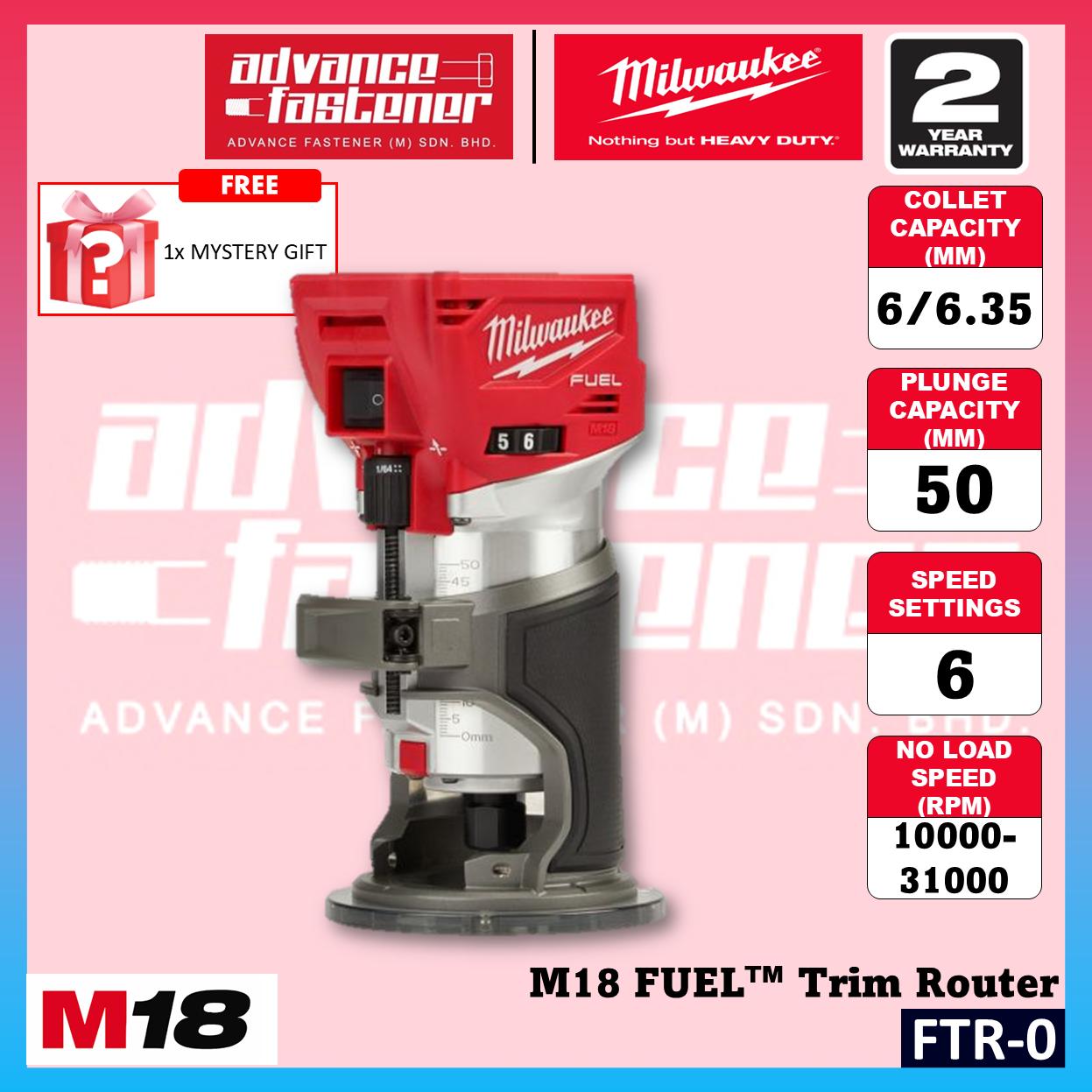 Milwaukee FTR-501 / FTR-0 M18 FUEL Trim Router / Trimmer
