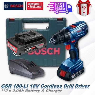 Bosch GSR 180-LI 18V Cordless Drill Driver
