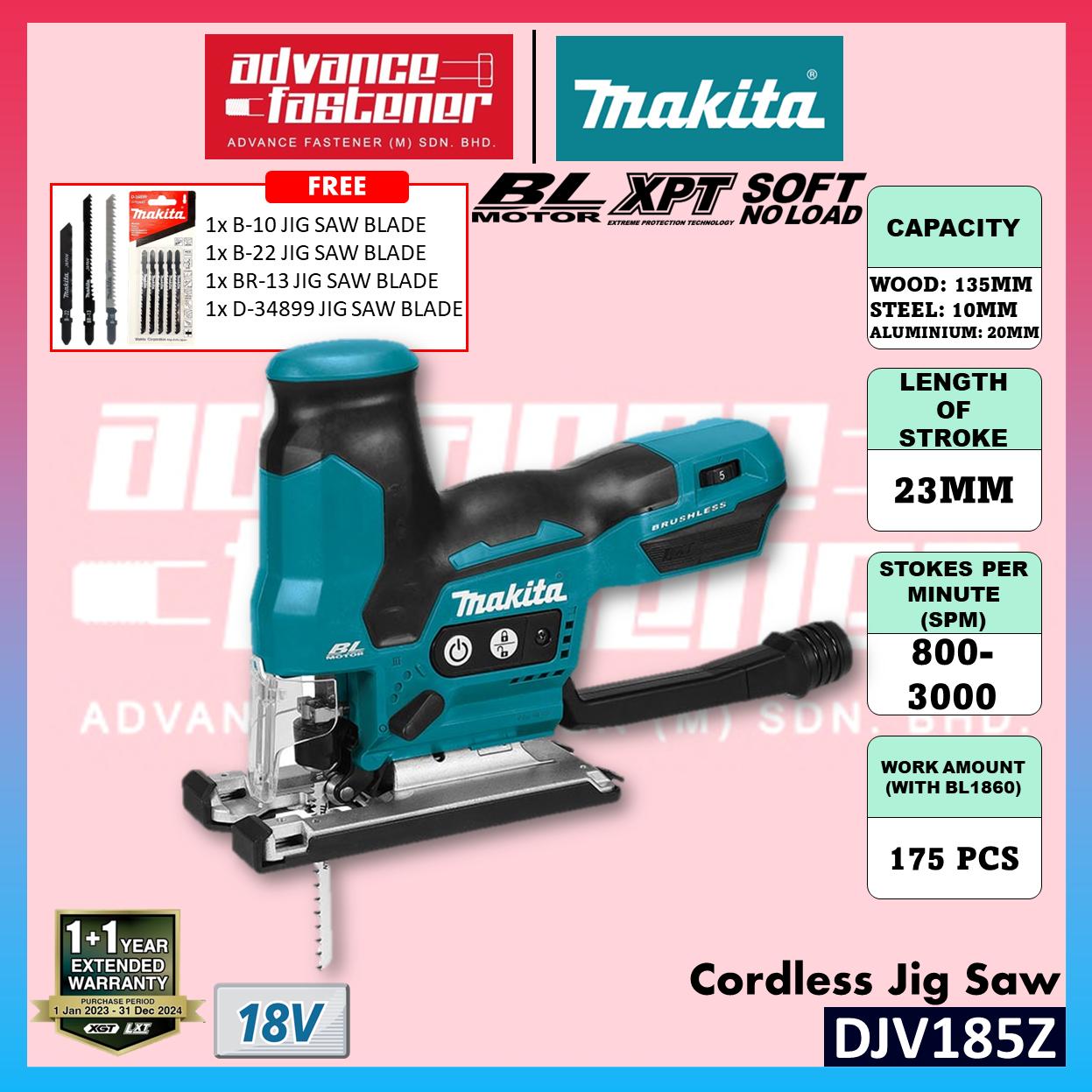 Makita DJV185 / DJV185Z 18V Cordless Jig Saw