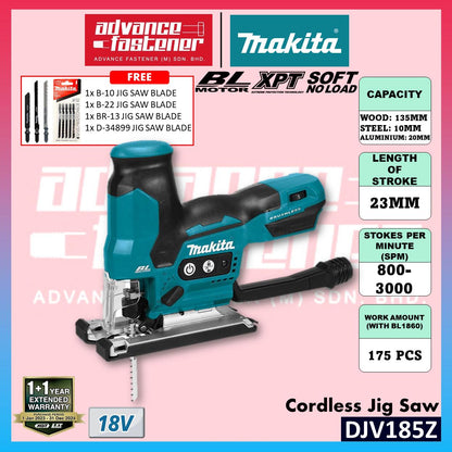 Makita DJV185 / DJV185Z 18V Cordless Jig Saw
