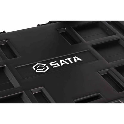 SATA 95327 20L/ 40L/ 65L Dampproof Trolley Stackable Box / Packout Organizer Tool Box (3 boxes) 【Ready Stock】