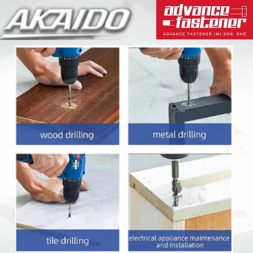 Akaido AKQ12BL 12V Brushless Cordless Drver Drill