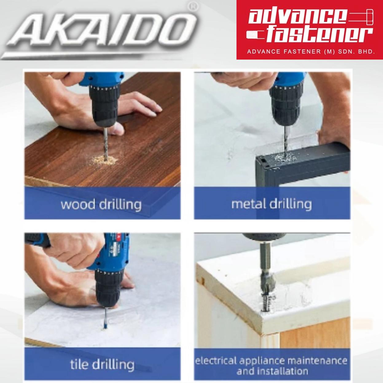 Akaido AKQ12BL 12V Brushless Cordless Drver Drill