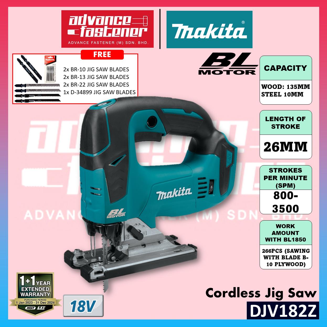 **LIMITED OFFER** Makita 18V Cordless Combo Set ( DJV182 18V Cordless Jig Saw + DRT52 18V Cordless Laminate Trimmer / Router )