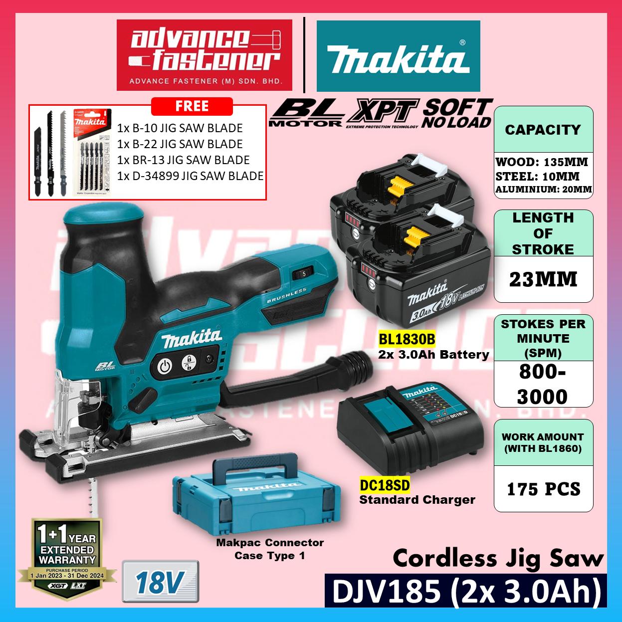 Makita DJV185 / DJV185Z 18V Cordless Jig Saw