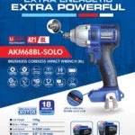 AKAIDO AKM68BL 21V Brushless Impact Wrench（Add-on 4.0Ah Battery RM170 only）(18 Ｍonth Warranty)