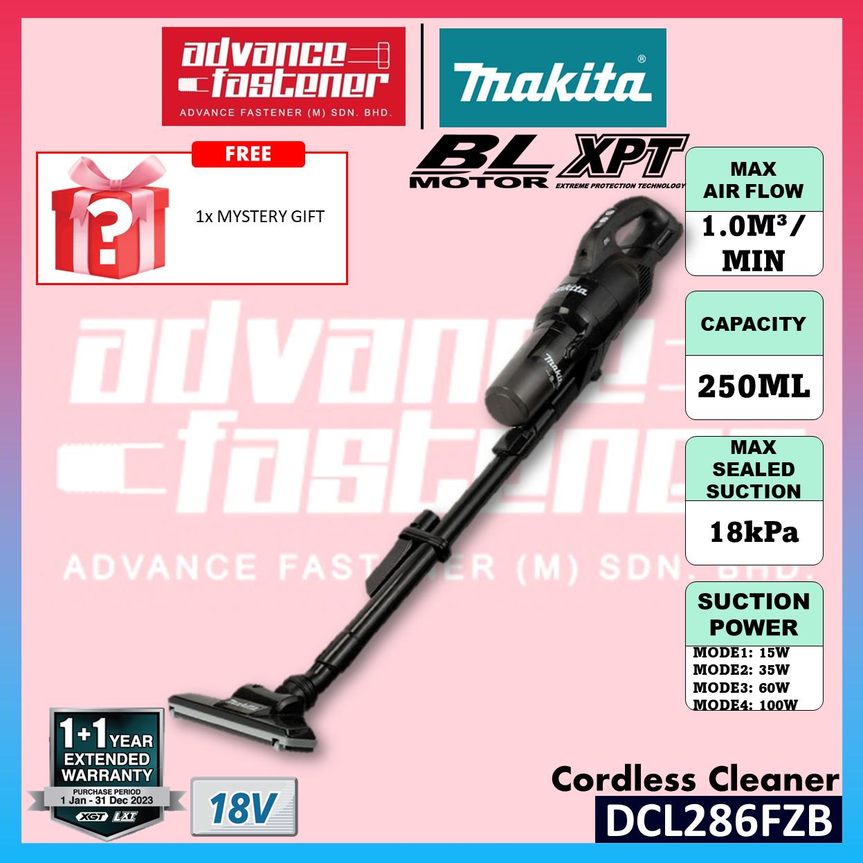 Makita 18V LXT Cordless Combo ( DCL286 18V Brushless Vacuum Cleaner / DCF102 18V Cordless Fan )