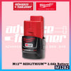 MILWAUKEE M12 Batteries And Chargers For 2.0Ah / 3.0Ah / 4.0Ah / 6.0Ah RED-LITHIUM-ION Battery
