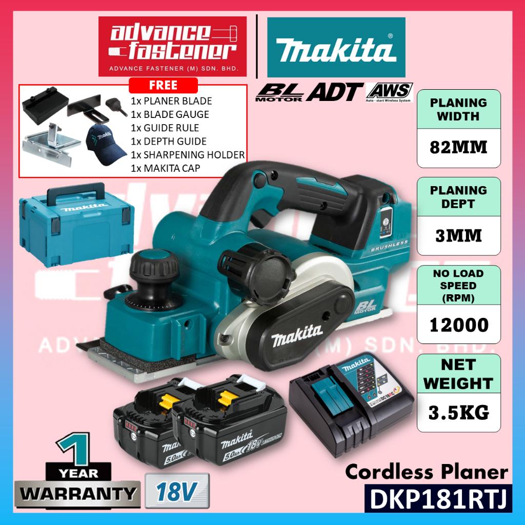 MAKITA DKP181RTJ / DKP181Z 18V Cordless Planer 82MM (3-1/4")