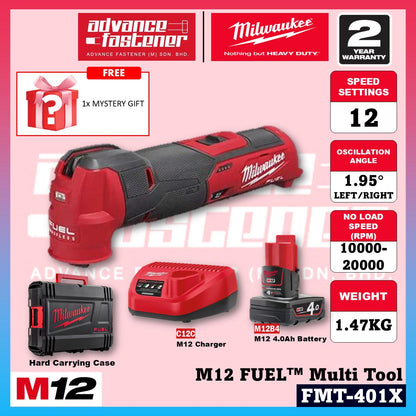 Milwaukee FMT-401X / FMT-0X M12 FUEL Oscillating Multi Tool