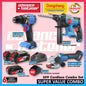 DONG CHENG 20V Cordless Brushless Combo Set ( DCZC22 Rotary Hammer / DCJZ2060i Hammer Drill / DCPL208 Impact Driver / DCSM03-100 Angle Grinder )