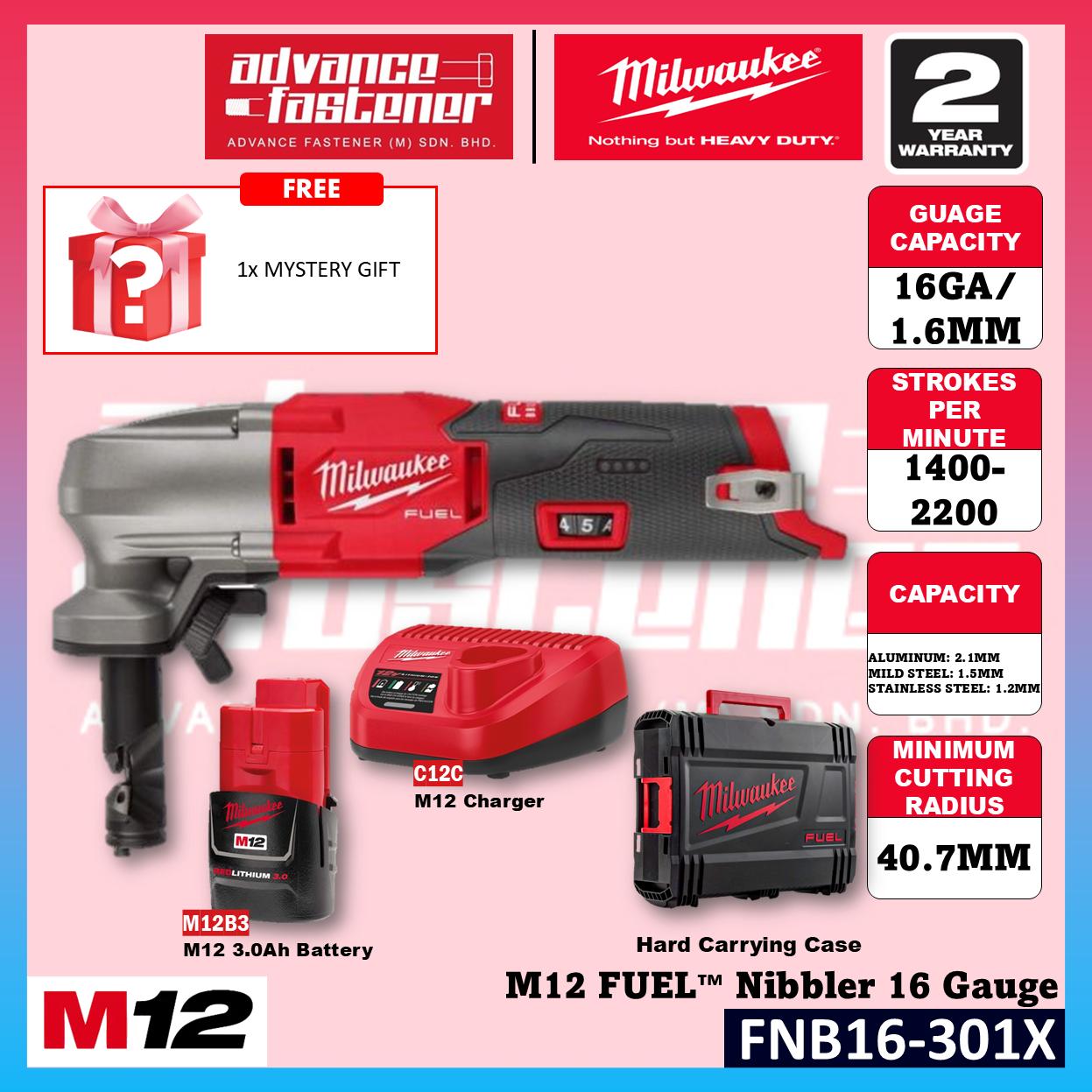Milwaukee FNB16-401X / FNB16-0X M12 FUEL Nibbler 16 Gauge