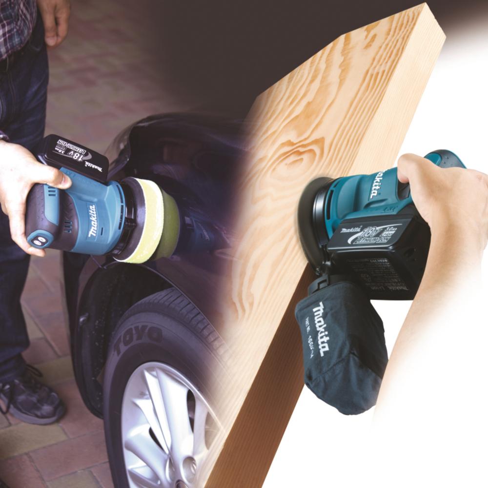 Makita 18V LXT Cordless Combo ( DBO481 Finishing Sander / DBO180 Random Orbit Sander )