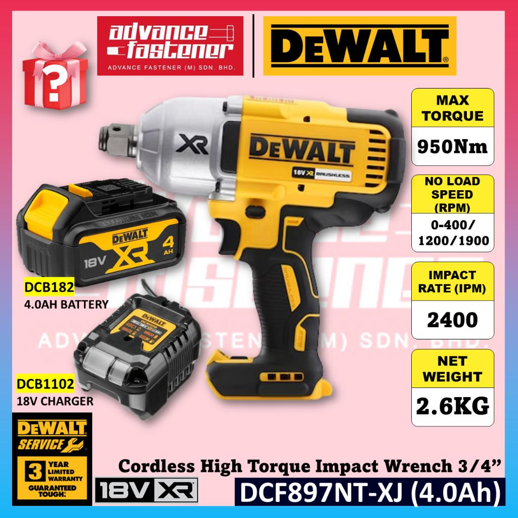 DeWalt DCF897NT-XJ 18V XR Cordless High Torque Impact Wrench 3/4”
