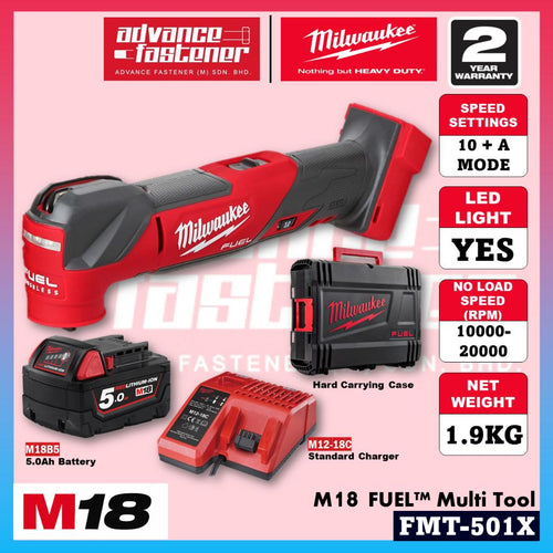 Milwaukee FMT-501X / FMT-0X0 M18 FUEL Multi Tool