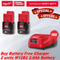 MILWAUKEE M12 Batteries And Chargers For 2.0Ah / 3.0Ah / 4.0Ah / 6.0Ah RED-LITHIUM™-ION Battery