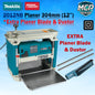 MAKITA 2012NB Table Wood Planer 304MM (12”) *ADD-ON Planer Blade & Dustor