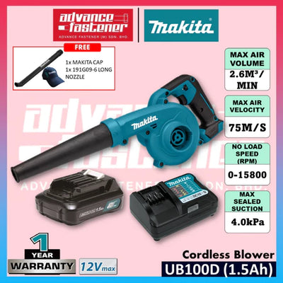 MAKITA UB100 / UB100D / UB100DZ 12Vmax Cordless Blower UB101
