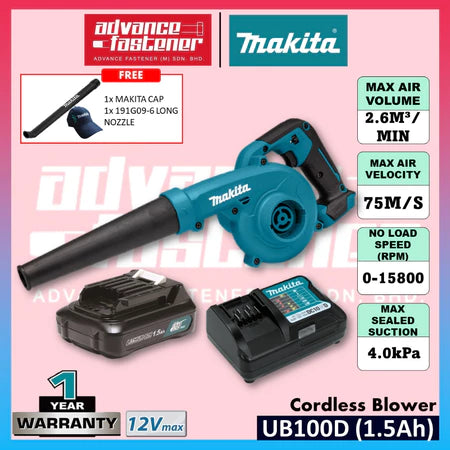 MAKITA UB100 / UB100D / UB100DZ 12Vmax Cordless Blower UB101