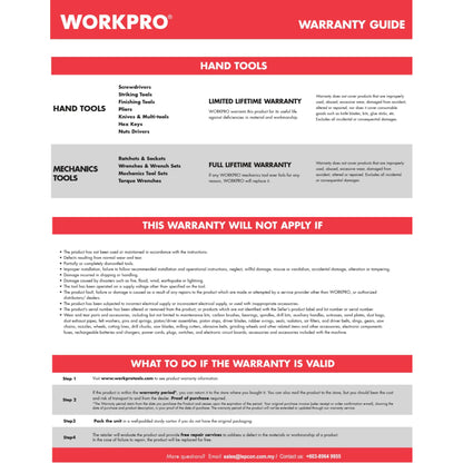 WORKPRO 382002 15-in-1 Pliers Multi-Tool