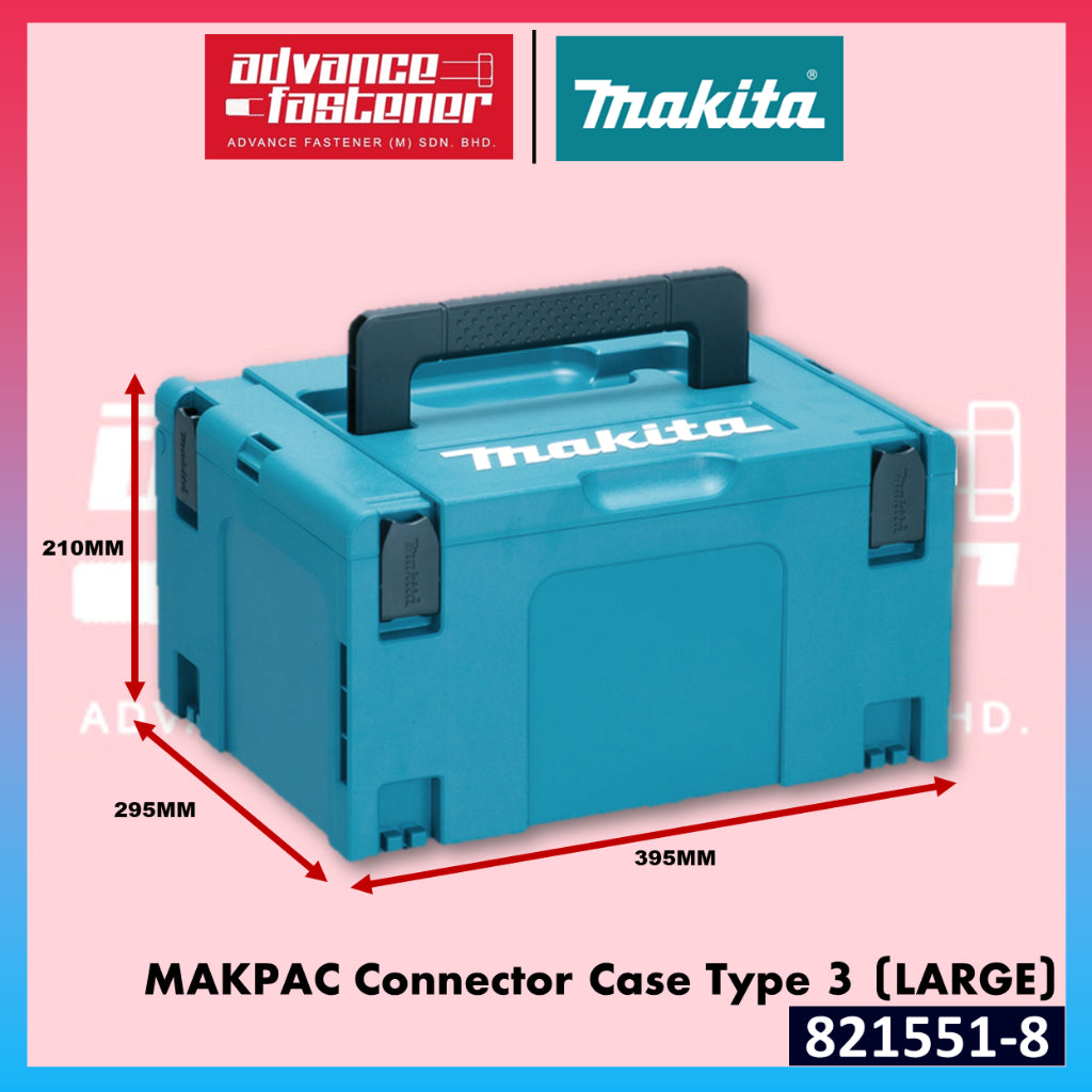 MAKITA Makpac Connector Case 4 Types (Small / Medium / Large / Largest) Full Set / Makpac Organizer