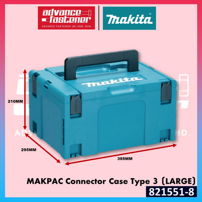 MAKITA Makpac Connector Case 4 Types (Small / Medium / Large / Largest) Full Set / Makpac Organizer