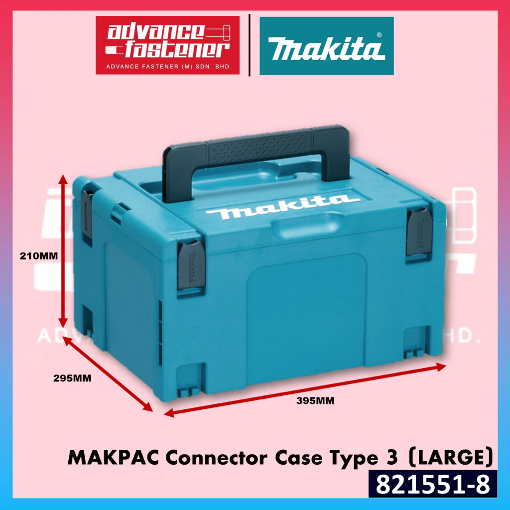 MAKITA Makpac Connector Case 4 Types (Small / Medium / Large / Largest) Full Set / Makpac Organizer