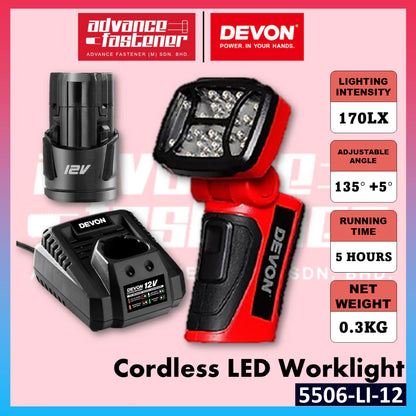 DEVON 5506-LI-12 12V Cordless LED Worklight
