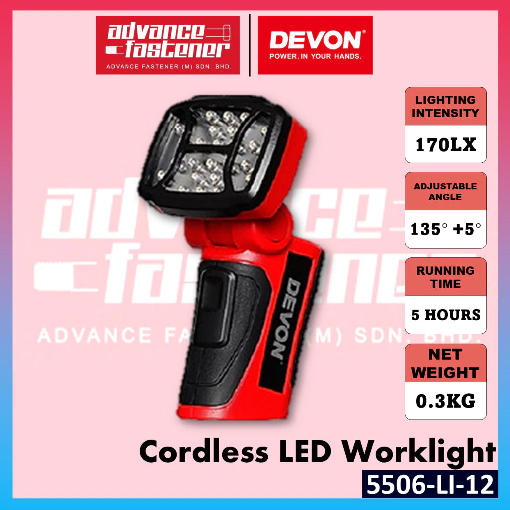 DEVON 5506-LI-12 12V Cordless LED Worklight