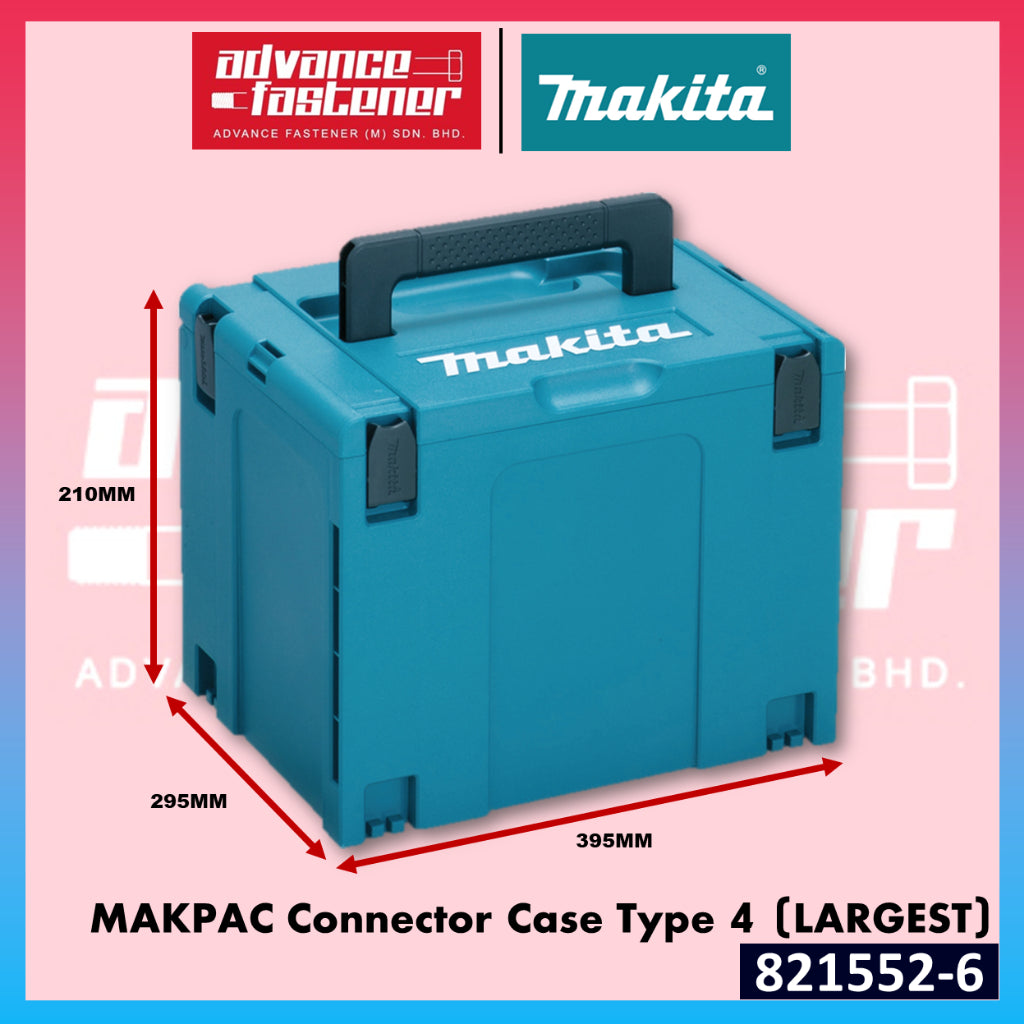 MAKITA Makpac Connector Case 4 Types (Small / Medium / Large / Largest) Full Set / Makpac Organizer