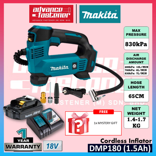 MAKITA DMP180Z / DMP180 18V Cordless Inflator