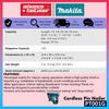 MAKITA 40Vmax 40V XGT Cordless Combo 2 ( FN001G Cordless Brad Nailer / PT001G Cordless Pin Nailer)