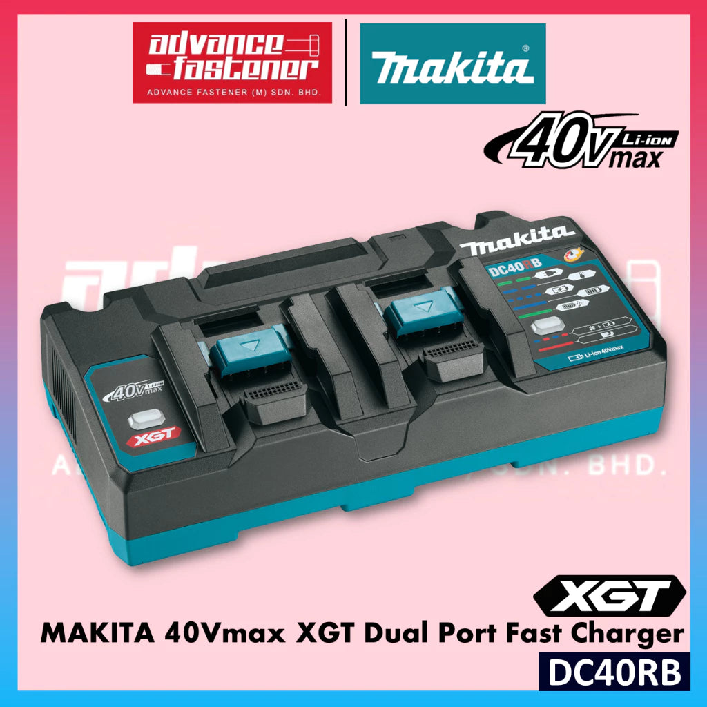 MAKITA DC40RA / DC40RC / DC40RB 40Vmax XGT Fast Charger / Standard Charger / Dual Port Fast Charger