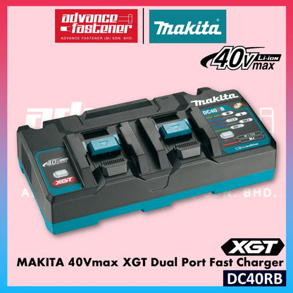 MAKITA DC40RA / DC40RC / DC40RB 40Vmax XGT Fast Charger / Standard Charger / Dual Port Fast Charger