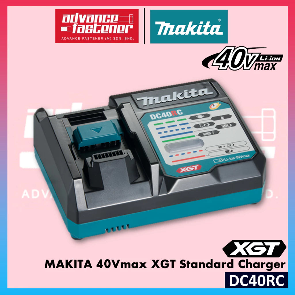 MAKITA DC40RA / DC40RC / DC40RB 40Vmax XGT Fast Charger / Standard Charger / Dual Port Fast Charger