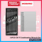 WORKPRO WP209043 15PCS CR-V Combination Wrench Set