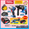 DONG CHENG 20V Cordless Combo XB ( DCPB488 Impact Wrench + DCZC04-24 Rotary Hammer + DCSM03-100 Angle Grinder )