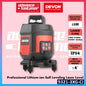 Devon Laser Professional Lithium-ion Self-Leveling Laser Level 6 lines 1 dot 9321-3XG-Ci