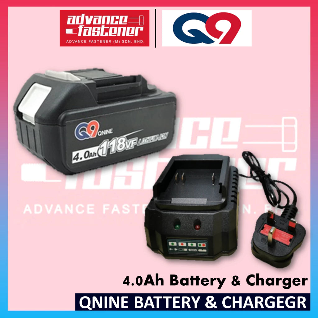 EUROHIT / MAKUTE / QNINE Q9 Li-ion 20V 4.0Ah Battery 4000mAh and Battery Charger 【Lithium】**Same Use**