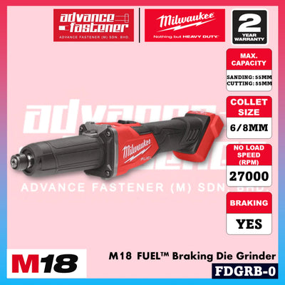 MILWAUKEE FDGRB-301 / FDGRB-0 M18 FUEL™ Braking Die Grinder