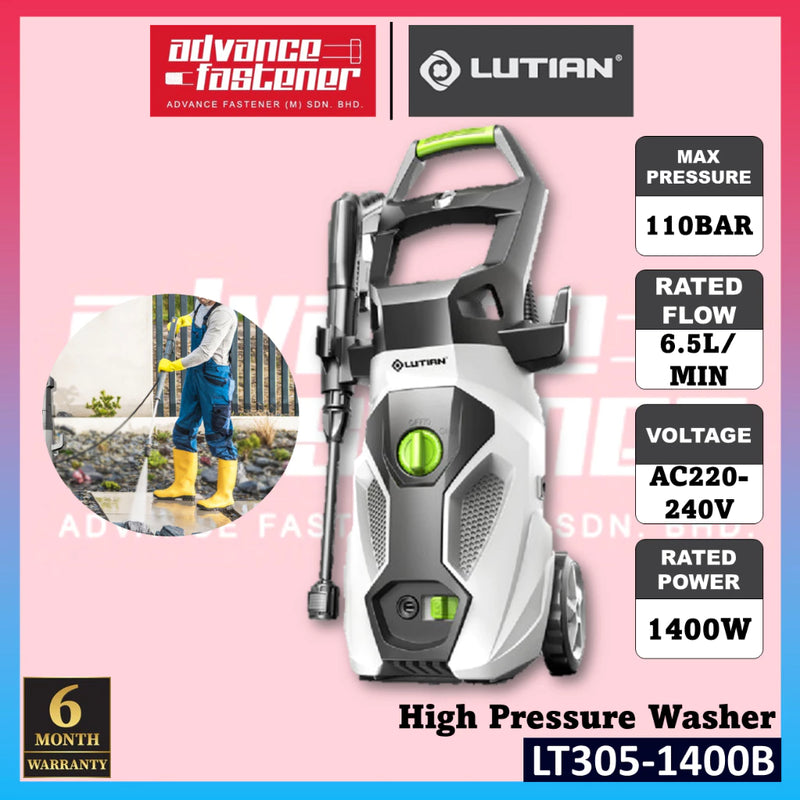 Lutian LT305-1400B High Pressure Washer 1400W