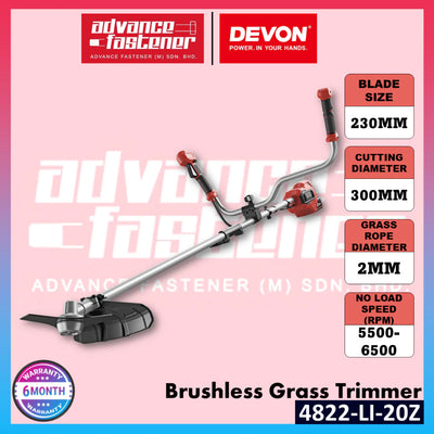 Devon 20v Brushless Grass Trimmer 4822