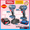 DONG CHENG 20V Cordless Combo Set DCKIT28EK ( DCPB358 Cordless Impact Wrench + DCPL208 Cordless Impact Driver )