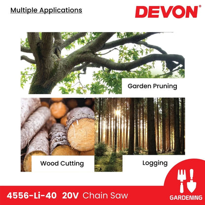 Devon 20V Brushless Chain Saw 400MM (16“) 4556