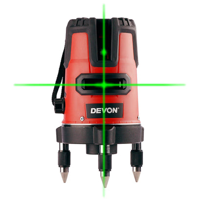 DEVON 9319-5XG-Li Professional Lithium-ion Self-Leveling Laser Level (5Line)